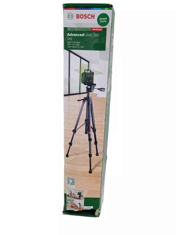 LASER KRZYŻOWY BOSCH ADVANCED LEVEL 360 ZE STATYWEM