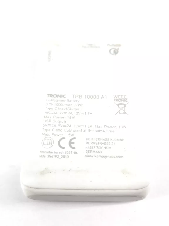 POWERBANK TRONIC TPB 10000 A1