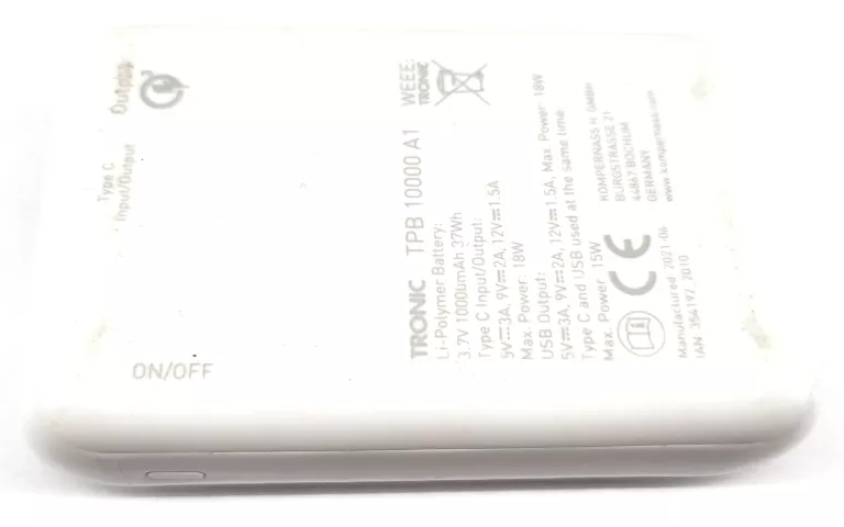 POWERBANK TRONIC TPB 10000 A1
