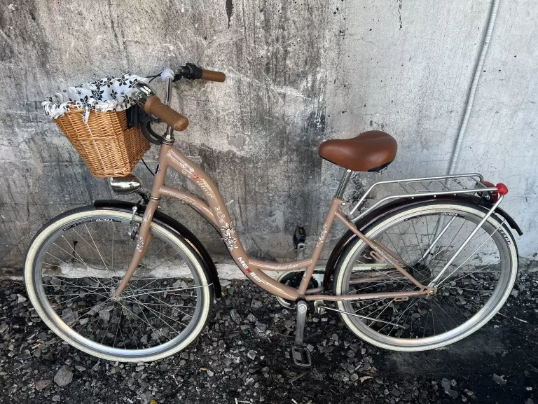 ROWER VINTAGE MIEJSKI MEXLLER BRĄZOWY DAMSKI DAMKA