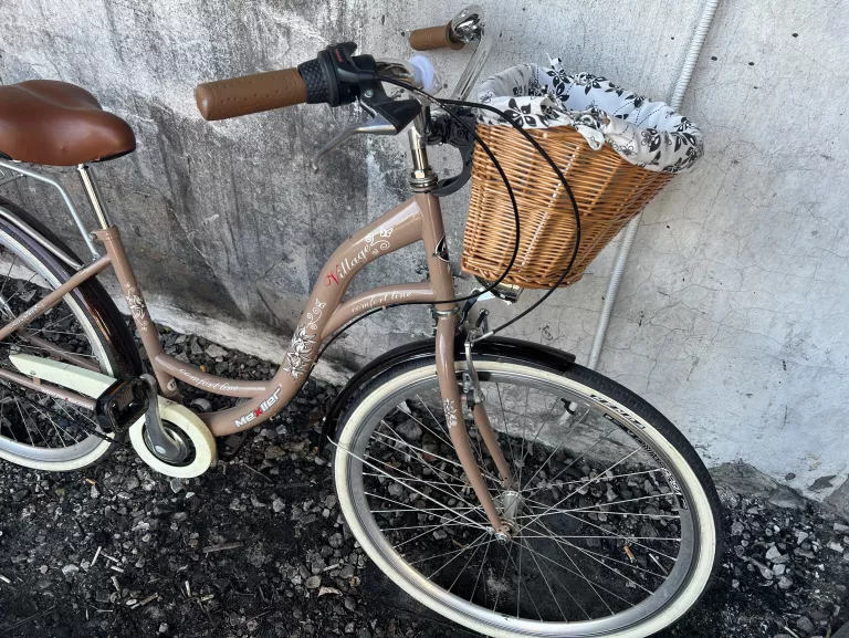 ROWER VINTAGE MIEJSKI MEXLLER BRĄZOWY DAMSKI DAMKA