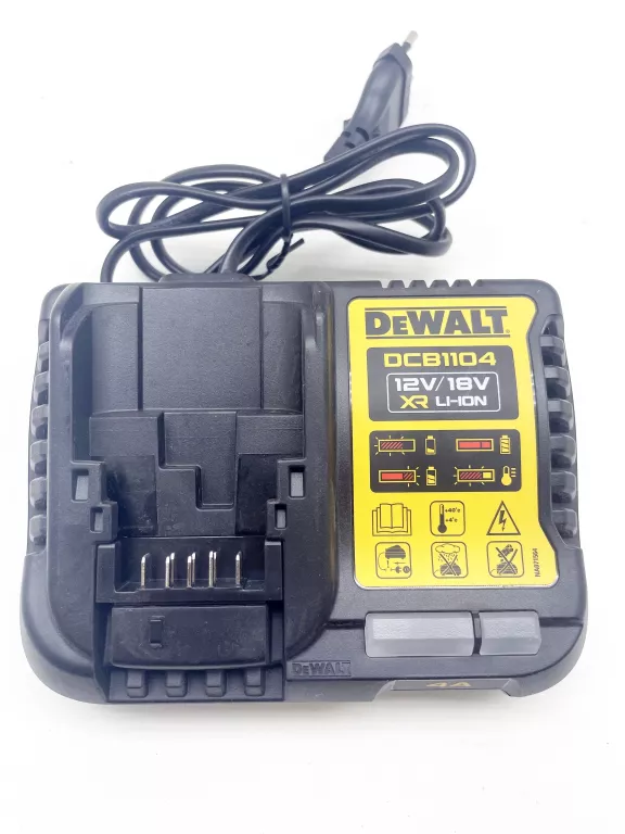 ŁADOWARKA AKUMULATORÓW LITOWO-JONOWYCH DEWALT DCB1104 12/18 V XR