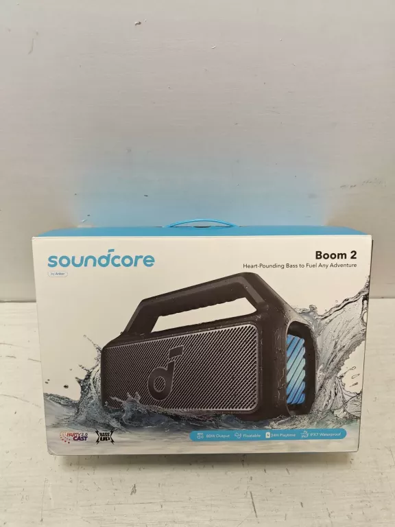 GŁOŚNIK SOUNDCORE BOOM 2 PRZENOŚNY POLECAM!