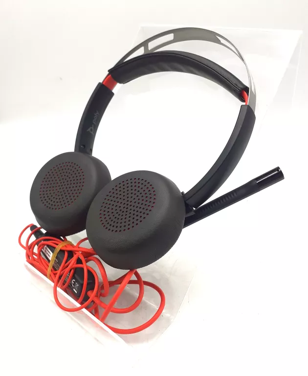 SŁUCHAWKI PRZEWODOWE JACK/USB-C POLY PLANTRONICS BLACKWIRE 5220