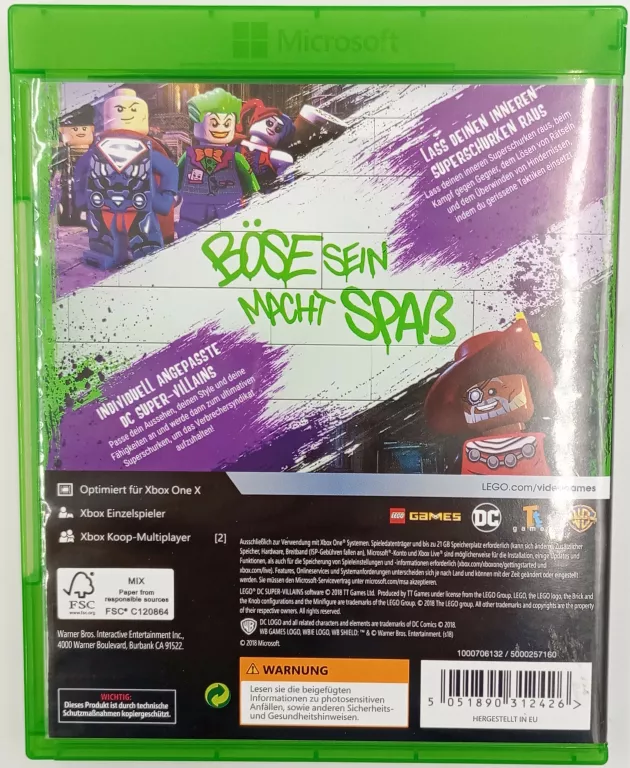 XBOX ONE LEGO DC SUPER VILLAINS