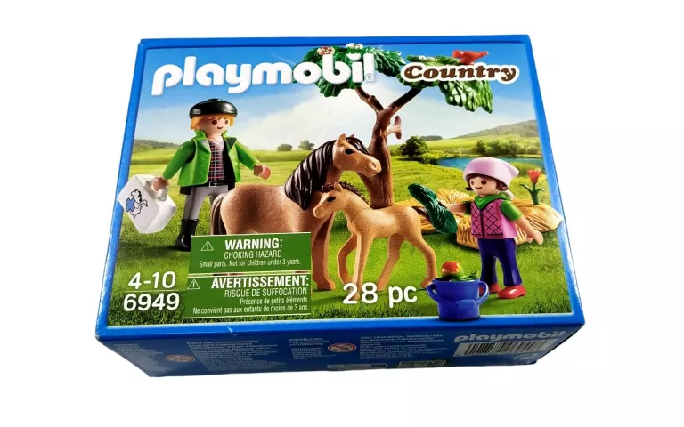 ZESTAW PLAYMOBIL COUNTRY 6949 KUCYK MAMA ZE ŹREBAKIEM