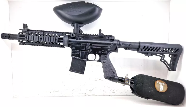 TIPPMANN TMC M4 CARBINE MARKER BLACK - 68 CAL + PUDEŁKO + 2X BUTLA + KULKI