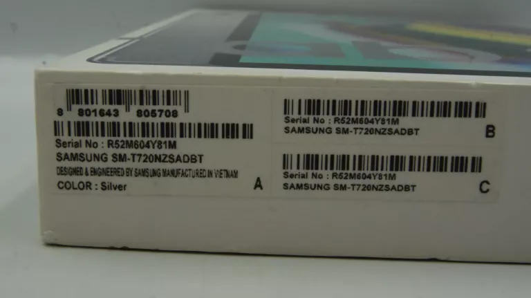 TABLET SAMSUNG GALAXY TAB S5E WIFI (T720) PUD