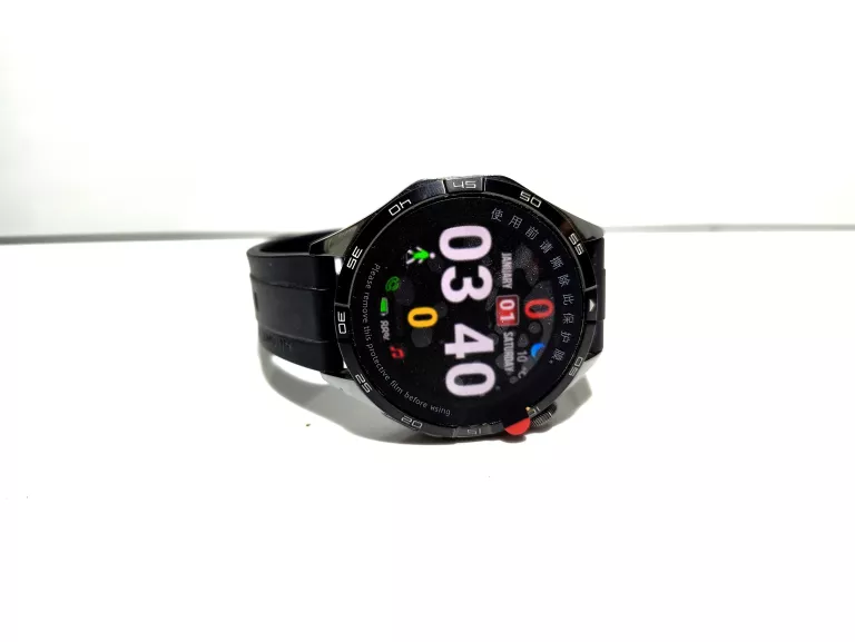 SMARTWATCH HUAWEI WATCH GT 4 GPS 46 MM AMOLED NFC WODOODPORNOŚĆ 5ATM CZARN