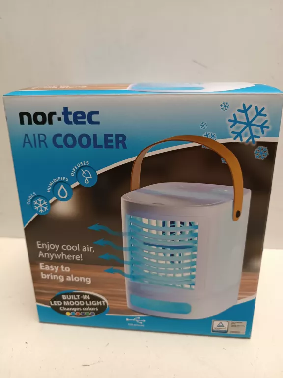 KLIMATOR NOR-TEC AIR COOLER 5 W NAWILŻACZ POWIETRZA WIATRAK DYFUZOR 3W1