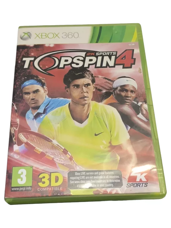 TOP SPIN 4 XBOX 360