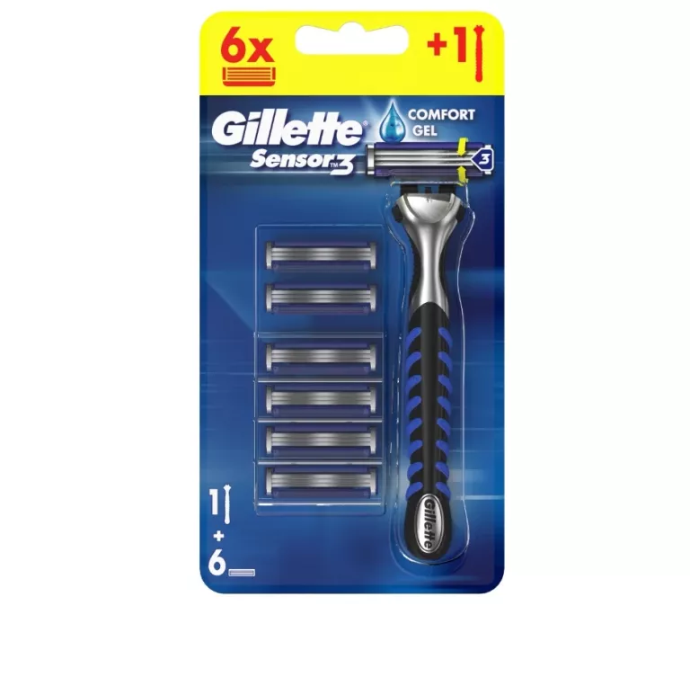 MASZYNKA DO GOLENIA GILLETTE SENSOR3 + 6 WKŁADÓW