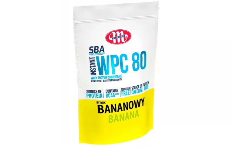 MLEKOVITA SBA WPC 80 700G BANAN KONCETRAT BIAŁEK SERWATKOWYCH