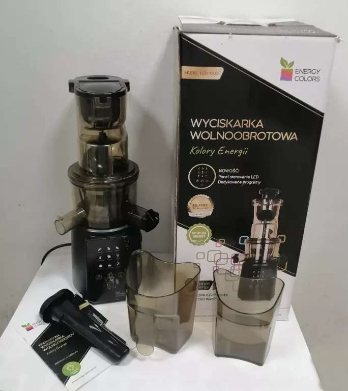 WYCISKARKA WOLNOOBROTOWA LED-1000 ZESTAW