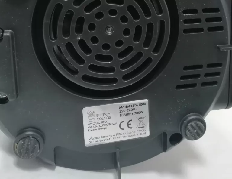 WYCISKARKA WOLNOOBROTOWA LED-1000 ZESTAW