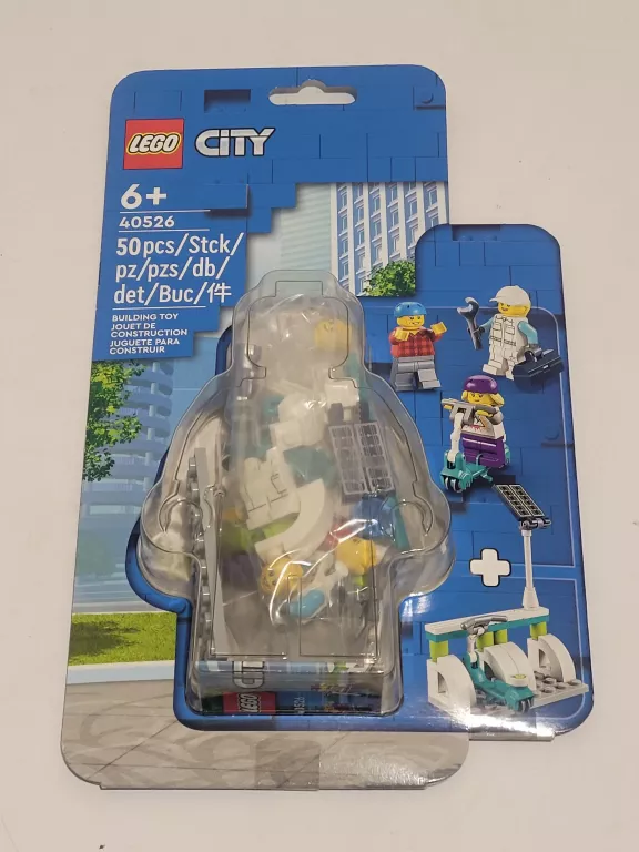 KLOCKI LEGO MODEL 40526 ELEKTRYCZNE HULAJNOGI I ŁADOWARKA