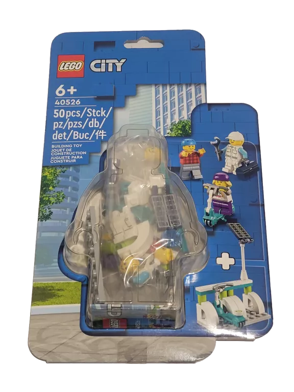 KLOCKI LEGO MODEL 40526 ELEKTRYCZNE HULAJNOGI I ŁADOWARKA