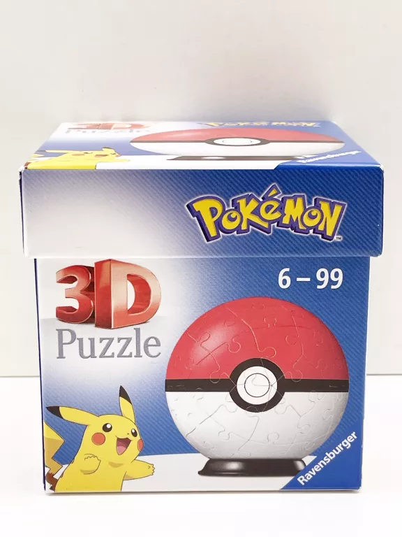 PUZZLE 3D 54 KULA POKEMON CZERWONA,