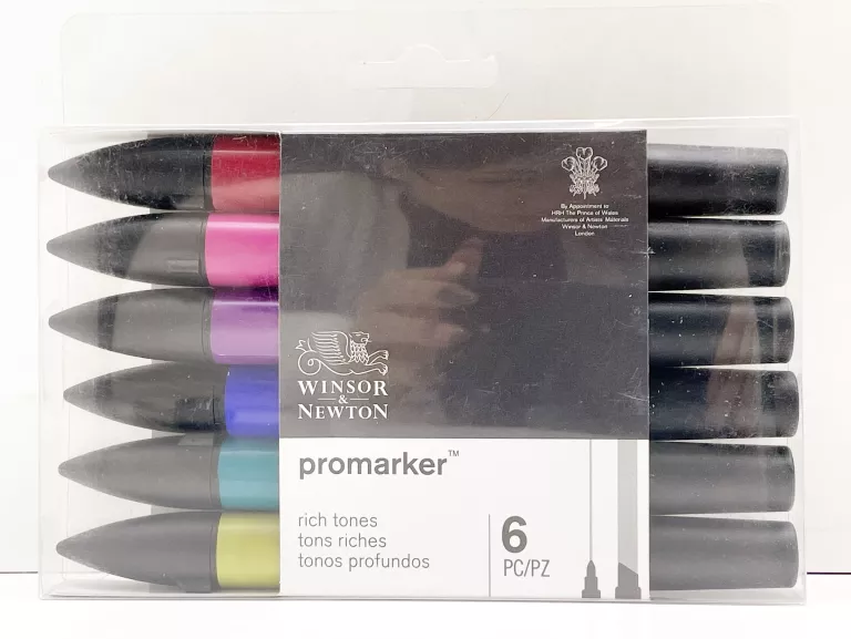 ZESTAW WINSOR NEWTON PROMARKER RICH TONES 6 SZT.