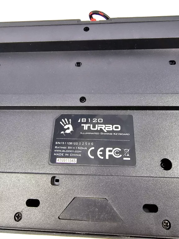 KLAWIATURA A4TECH BLOODY B120