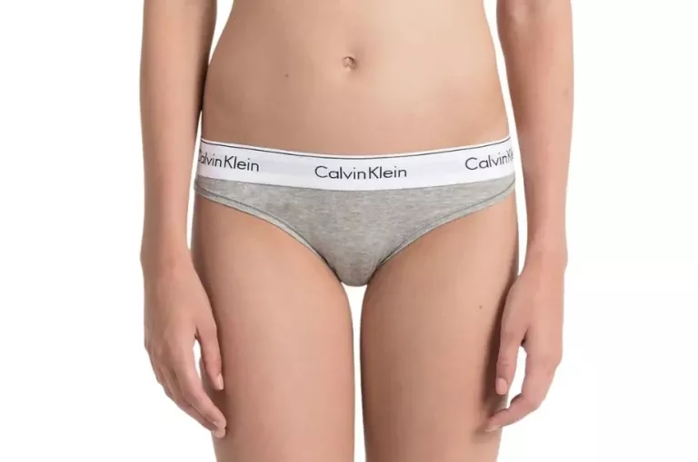 CALVIN KLEIN MAJTKI DAMSKIE R. XS SZARE