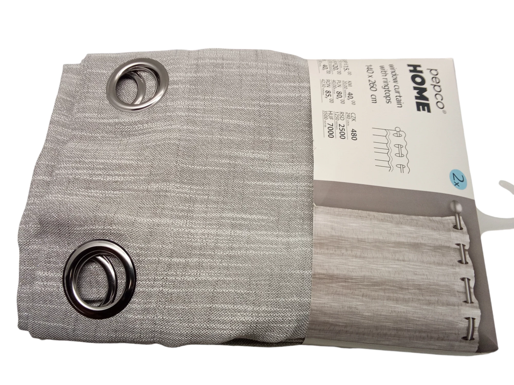 zaslony-pepco-home-2x140-260cm-srebrne-waska-2-laziska-gorne