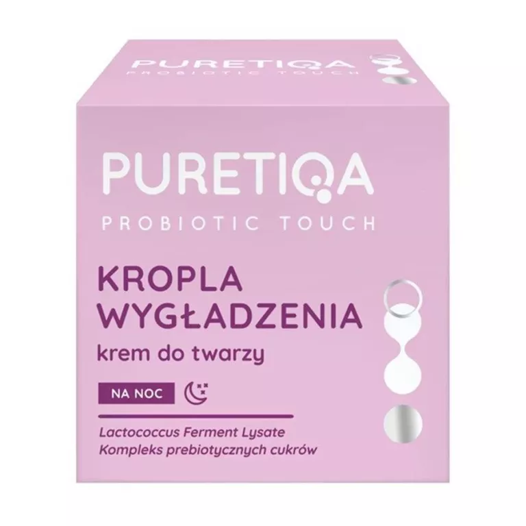 PURETIQA PROBIOTIC TOUCH KROPLA WYGŁADZENIA, KREM DO TWARZY NA NOC, 50 ML