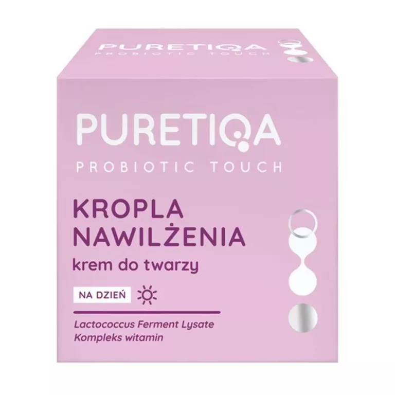 PURETIQA PROBIOTIC TOUCH KROPLA NAWILŻENIA, KREM DO TWARZY NA DZIEŃ, 50 ML