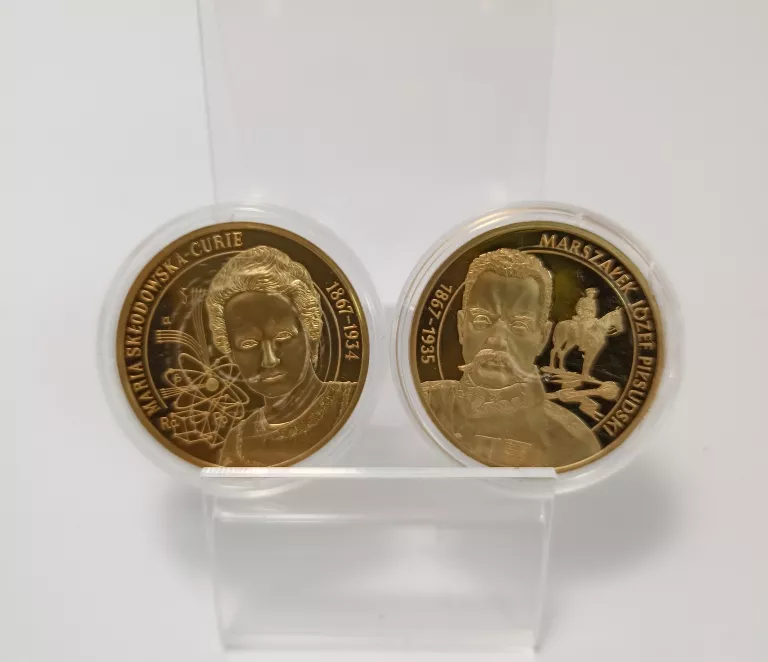 MEDAL JÓZEF PIŁSUDSKI 2018 + MEDAL MARIA SKŁODOWSKA CURIE 2018