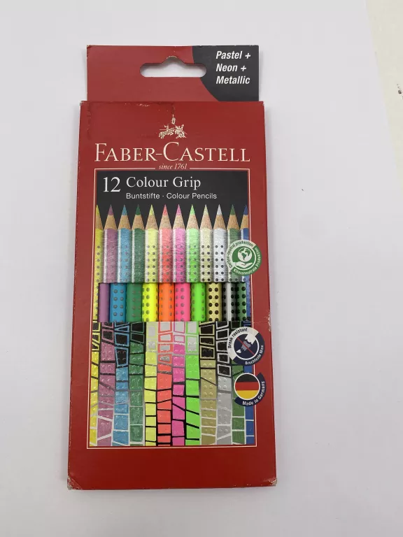 KREDKI FABER-CASTELL PASTEL NEON METALIC 12SZT