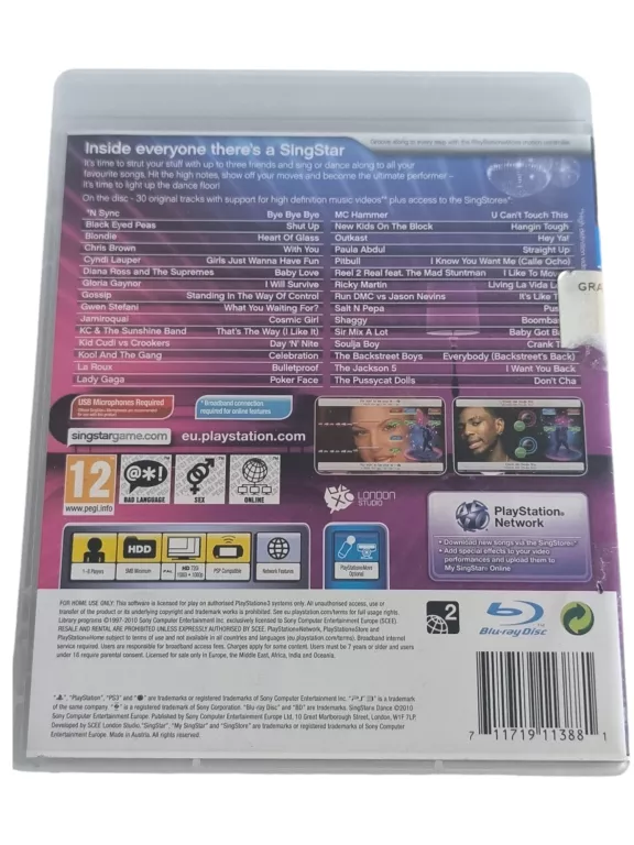 GRA PS3 SINGSTAR + DANCE