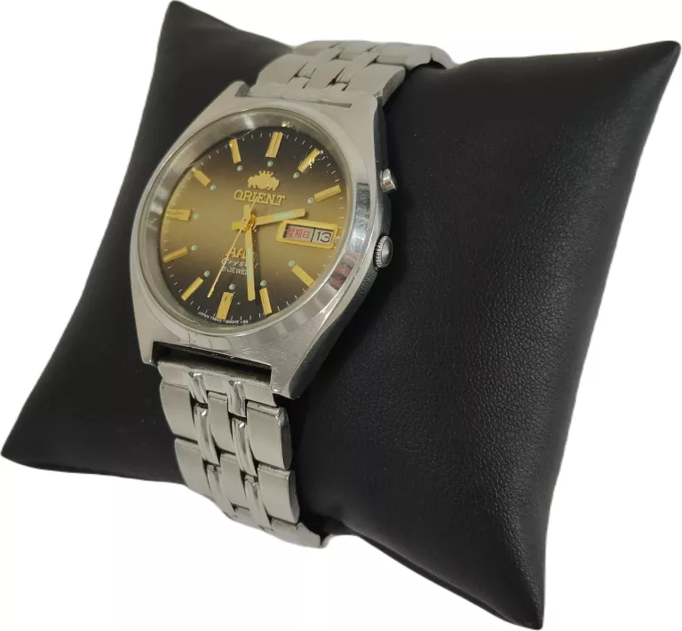 ZEGAREK AUTOMATYCZNY ORIENT CRYSTAL 21 JEWELS L469711 ZŁOTA TARCZA
