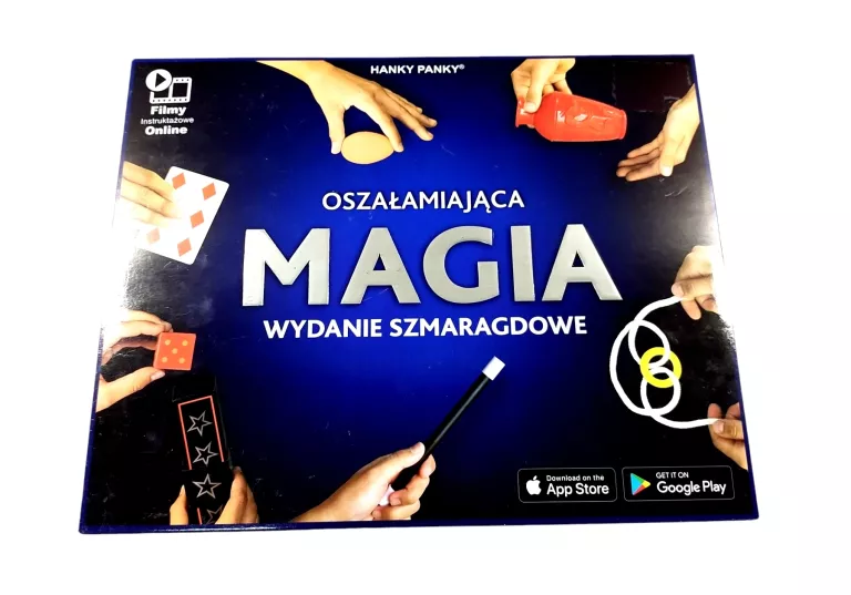 ZESTAW MAGIK SZTUCZKI MAGICZNE HANKY PANKY OSZAŁAMIAJĄCA MAGIA