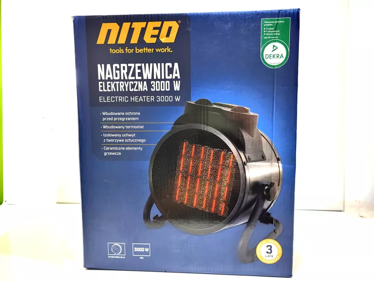 NAGRZEWNICA ELEKTRYCZNA NITEO TOOLS 3000 KW