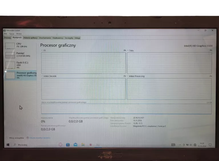 LAPTOP ASUS X540L 15.6"