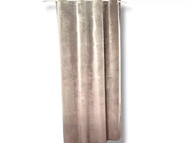 ZASŁONY SZARE WELUR PEPCO 2X135-260CM