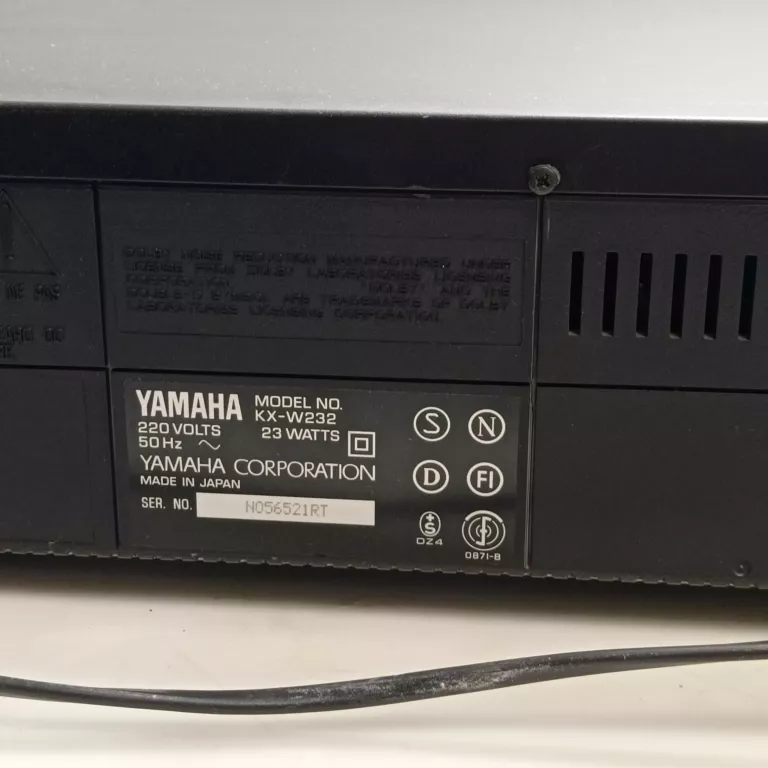 MAGNETOFON KASETOWY YAMAHA KX-W232 OKAZJA!