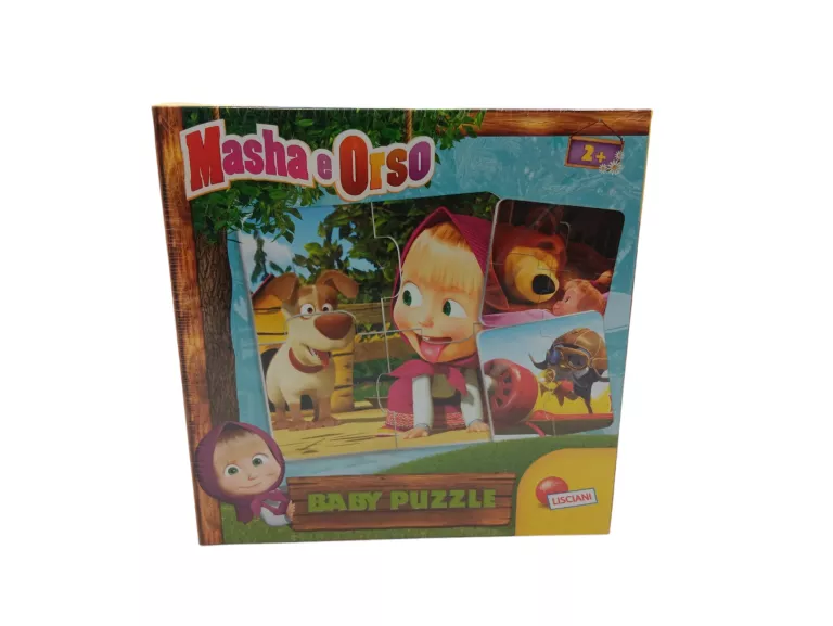 MASZA I NIEDŹWIEDŹ PIERWSZE PUZZLE - LISCIANI