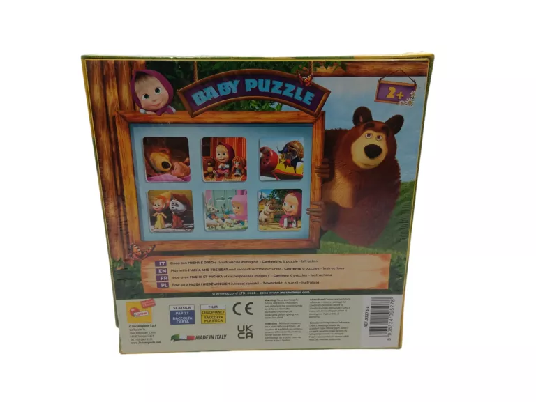 MASZA I NIEDŹWIEDŹ PIERWSZE PUZZLE - LISCIANI