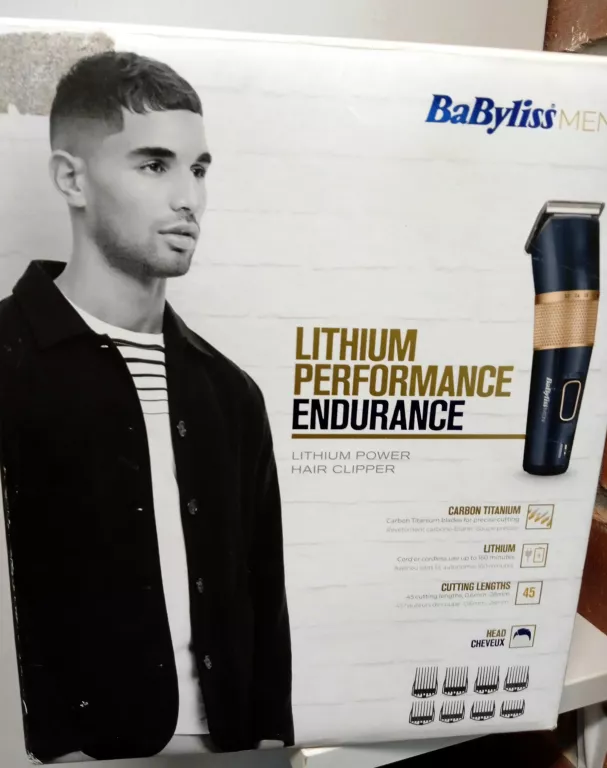 BABYLISS MASZYNKA DO STRZYŻENIA WŁOSÓW LITHIUM POWER E986E
