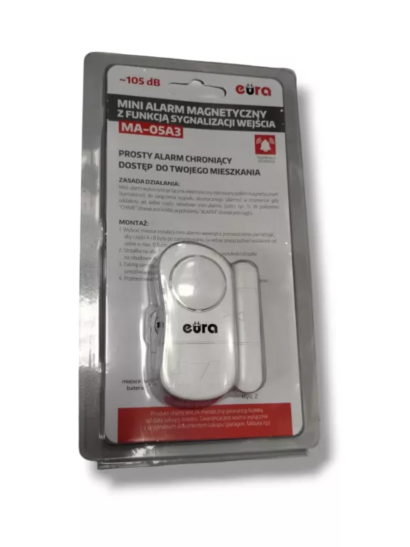 MINI ALARM EURA MA-05A3 2-FUNKCJE NOWOŚĆ