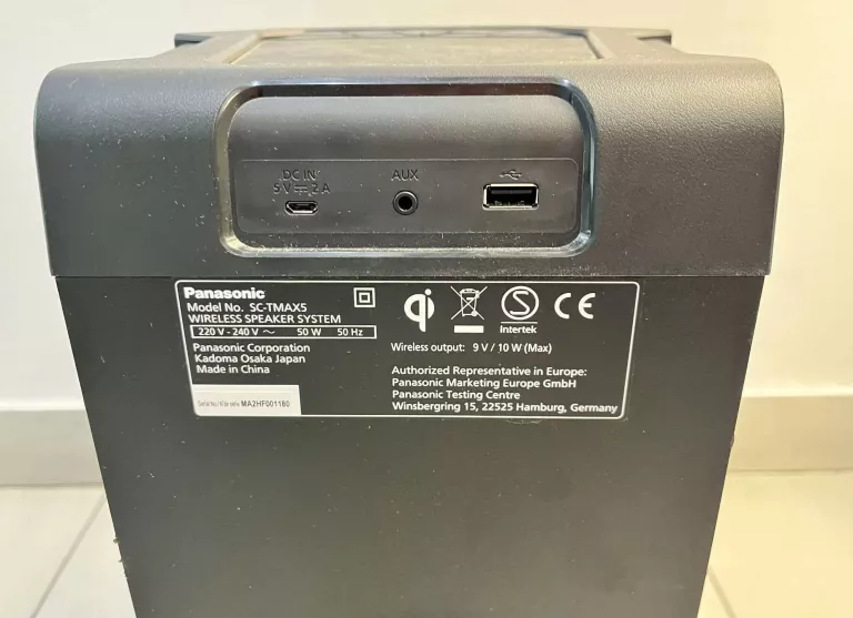GŁOŚNIK PANASONIC SC-TMAX5