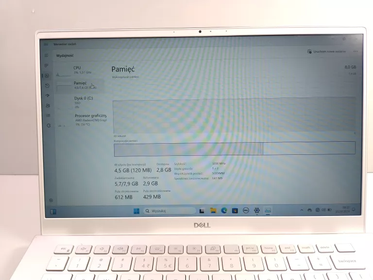 LAPTOP DELL INSPIRON 5405 AMD RYZEN 5 14" 8GB RAM 512 SSD