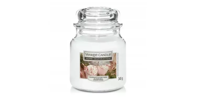 ŚWIECA ZAPACHOWA YANKEE CANDLE CANDY CANE MILKSHAKE 340G