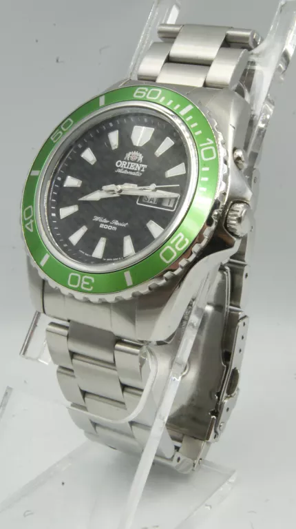 ZEGAREK ORIENT MAKO XL GREEN AUTOMATYCZNY ZIELONY IGŁA