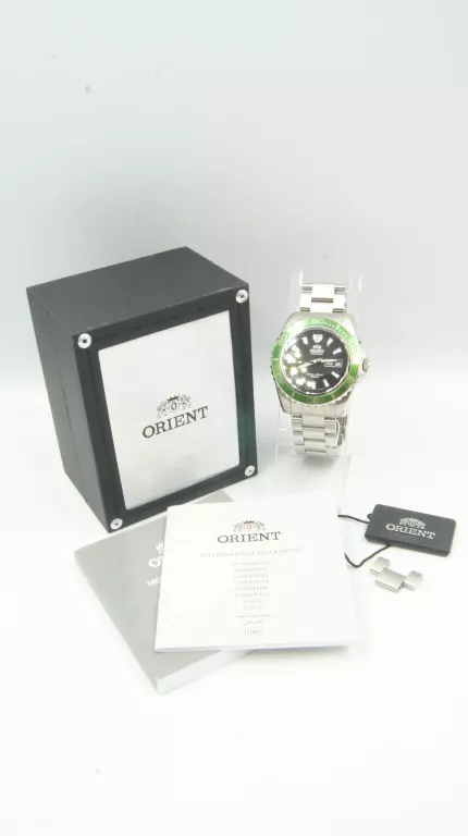 ZEGAREK ORIENT MAKO XL GREEN AUTOMATYCZNY ZIELONY IGŁA