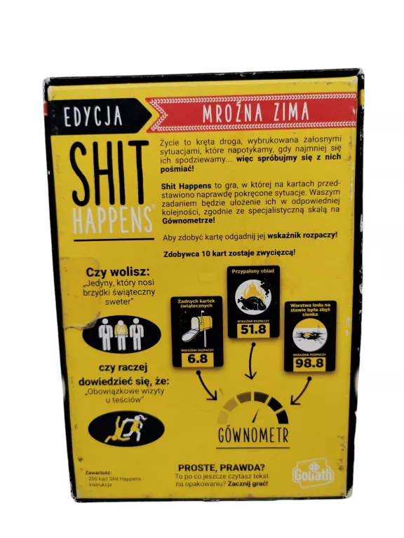 GRA SHIT HAPPENS EDYCJA MROŹNA ZIMA DLA DOROSŁYCH