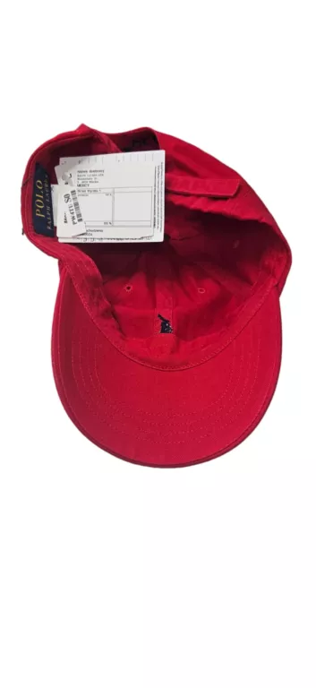 CZAPKA Z DASZKIEM POLO RALPH LAUREN BSR 710548524002 CZERWONA