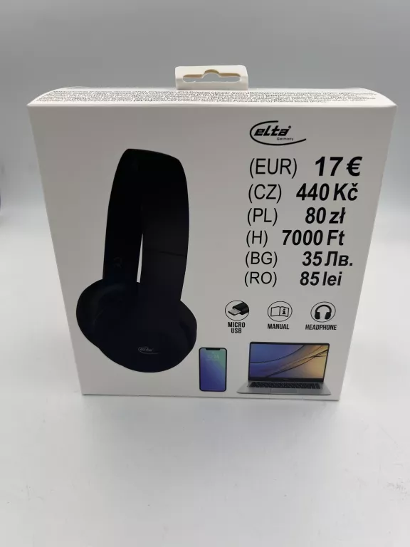 SŁUCHAWKI ELTA BLUETOOTH NAUSZNE