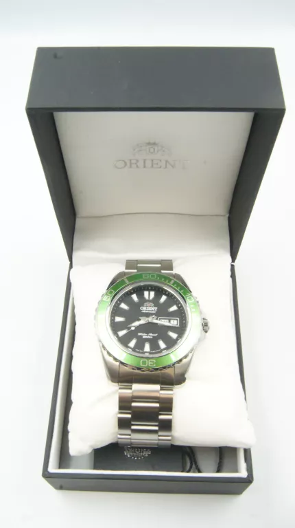 ZEGAREK ORIENT MAKO XL GREEN AUTOMATYCZNY ZIELONY IGŁA